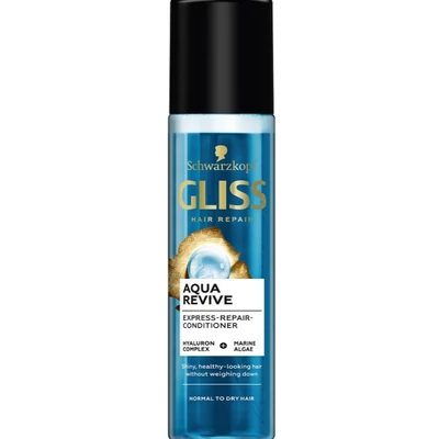 Gliss Kur Exp. 200ml hajbalzsam spray Express Repair Aqua Revive (6db/#)