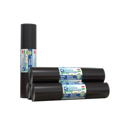 Gréta szemeteszsák erős 200l 10db-os (25db/krt) 1000/1300