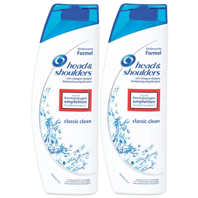 Head&Shoulders 2*300ml Classic Clean (6db/#)