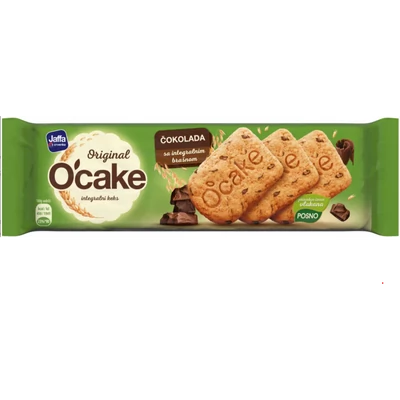 Jaffa O'Cake Optimo Choko-Teljes kiőrlésű keksz csokival 115gr (20db/krt)