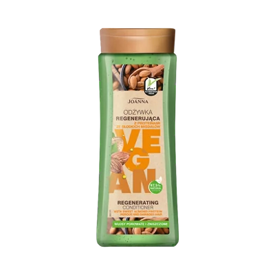 Joanna Vegan Hajkondícionáló 300gr Regeneráló édes mandula proteinnel sérült, töredezett hajra (10db/krt)