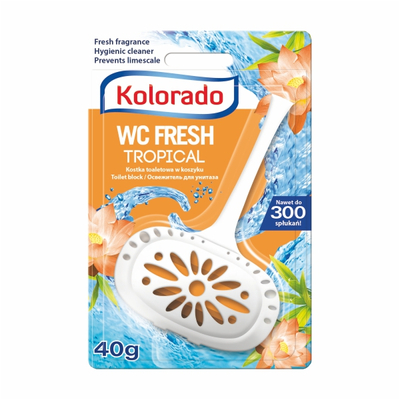 KOLORADO "Fresh" kosaras toalett block 40g Trópusi (24db/krt)