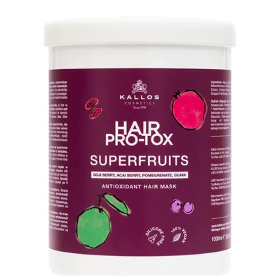 Kallos hajpakolás 1l Hair Pro-Tox SuperFruits (12db/krt)
