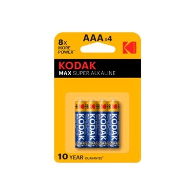 Kodak Max Alkáli Mikro Elem AAA (1,5V) B4 4db-os (10db/krt)