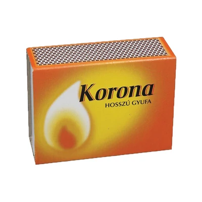 Korona gyufa hosszú családi (36db/#)