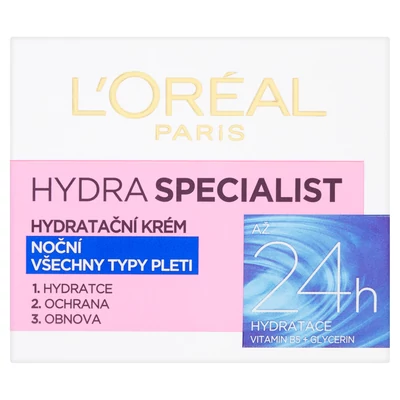 L'ORÉAL Hydra Specialist Éjszakai Arckrém 50ml (6db/krt)