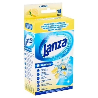 Lanza mosógép tisztító 250ml Lemon Fresh (6db/#)