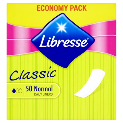 Libresse tisztasági betét 50db-os Normál Classic (12db/#)