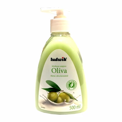 Ludwik foly. szappan 500ml pumpás Olíva (6db/krt)K.