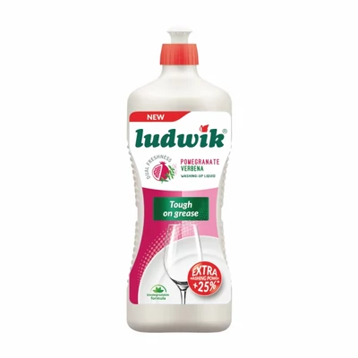 Ludwik mosogató 900ml Gránátalma-verbena (12db/krt)