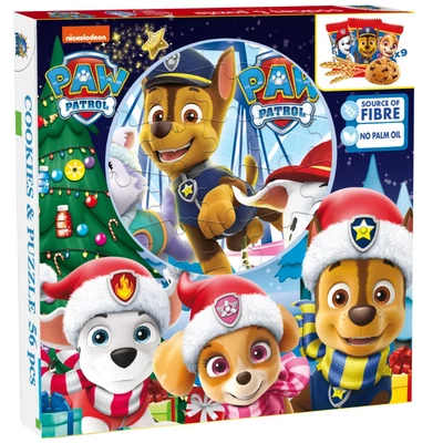 Mancs Őrjárat Karácsonyi Puzzle csokis sütivel 50g (18db/krt)
