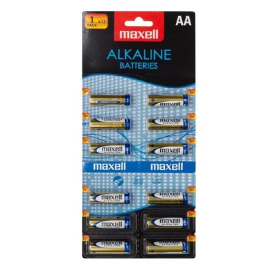 Maxell Alkaline Ceruza Elem AA 12db-os leveles (5levél/krt)