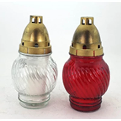 Mécses Z-551 40g 10h Mix fehér,piros, műanyag kupakkal (8db/krt)