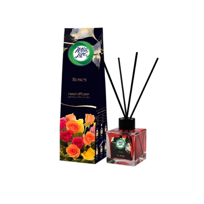 Miss Life Bamboo pálcikás légfrissítő 100ml Roses (24db/krt)