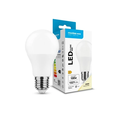 Modee Lighting LED Izzó Globe A60 13,8W E27 200° 4000K (100W)(100db/krt)