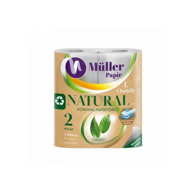 Müller kéztörlő 2tek. 2rtg. 50lap Natural (14db/#)