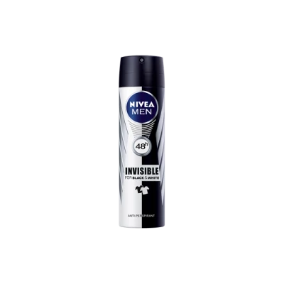 Nivea MEN dezodor 150ml Invisible Black&White (6db/#)