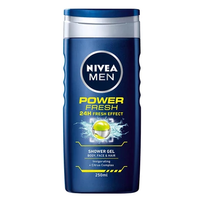 Nivea MEN tusfürdő 250ml Power Fresh