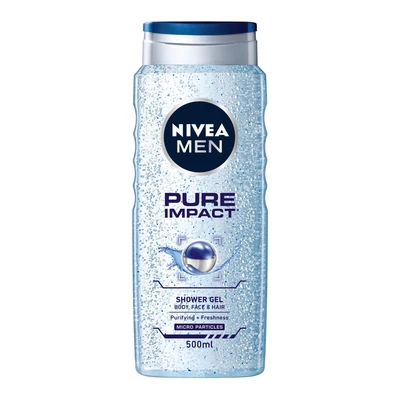 Nivea MEN tusfürdő 250ml Pure Impact (12db/#)