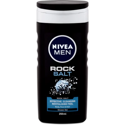 Nivea MEN tusfürdő 250ml Rock Salt (12db/#)