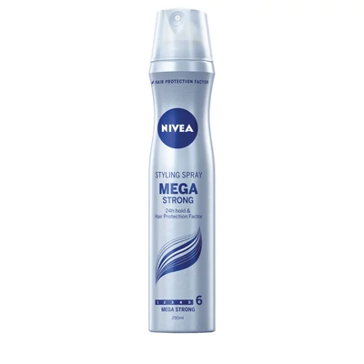 Nivea hajlakk 250ml Mega Strong 6-os (6db/#)