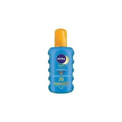 Nivea naptej 200ml 20faktor Protect&Bronze Pumpás (12db/krt)