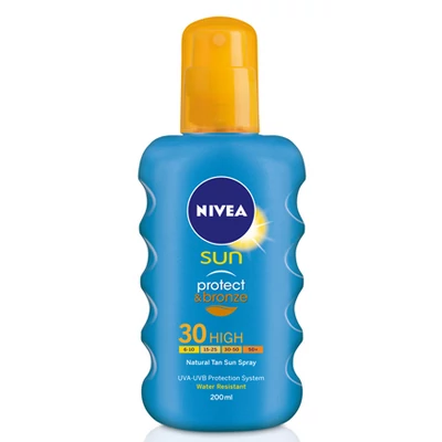 Nivea naptej 200ml 30faktor Protect&Bronze Pumpás (12db/krt)