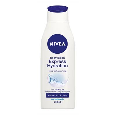 Nivea testápoló 250ml Express Hydration Normál Bőrre (12db/#)