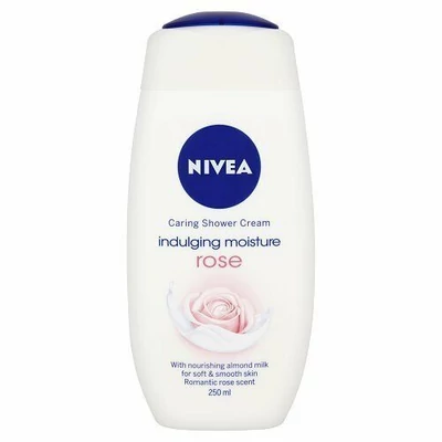 Nivea tusfürdő 250ml Rose Indulgent Moisture (12db/krt)