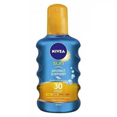 Nivea naptej 200ml 30faktor Protect&Refresh Pumpás (12db/krt)