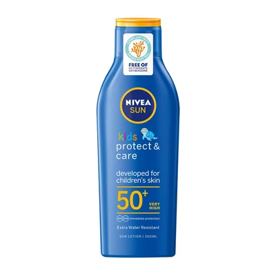 Nivea naptej 200ml 50+faktor Kids Hidratáló gyermek naptej (12db/krt)