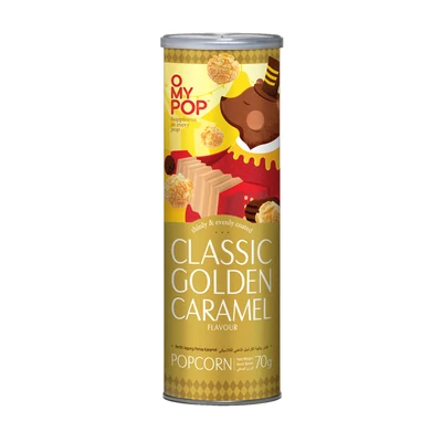 OMYPOP popcorn 70g Karamellás-Classic Golden Caramel (12db/krt)