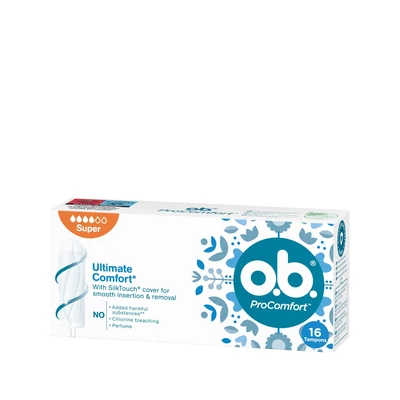 Ob ProComfort Blossom tampon 16db-os Super (24db/#)(fehér)