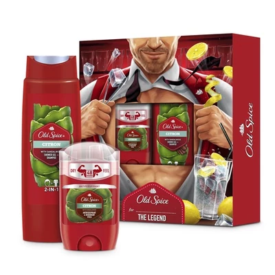 Old Spice ajándékcsomag (stift+tusfürdő) 2in1 Citron (9db/#)
