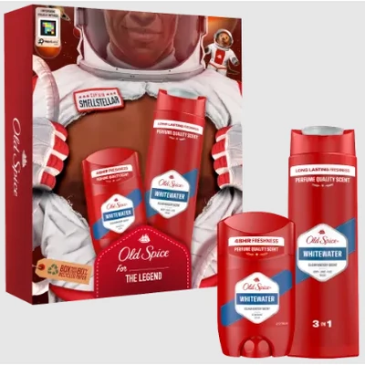 Old Spice ajándékcsomag (stift+tusfürdő) Whitewater (6db/#)