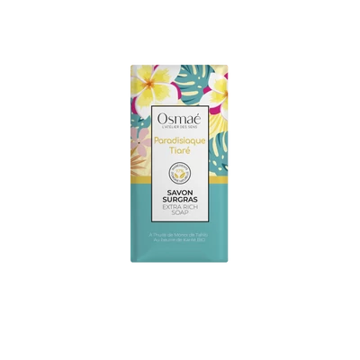 Osmaé Extra Rich soap 100gr Heavenly Tiara-Paradisiaque Tiaré (db/krt)