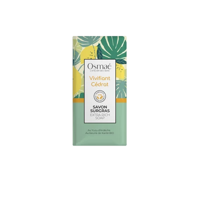 Osmaé Extra Rich soap 100gr Invigorating Cedrat-Vivifiant Cédrat (db/krt)