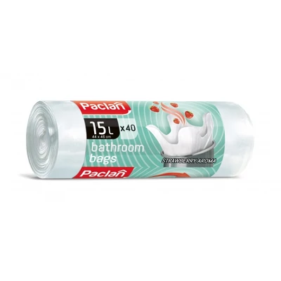 Paclan Fürdőszobai szemetszsák 15l illatosított 40db-os (40db/#)