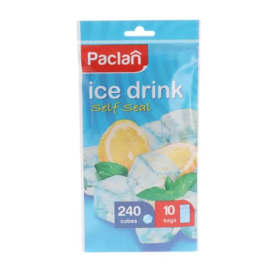Paclan Jégkockakészítő zacskó önzáródó 240db (50db/#) Paclan Jégkockakészítő zacskó önzáródó 240db (50db/#)