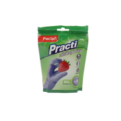 Paclan Latex kesztyű 10db-M (30db/krt)