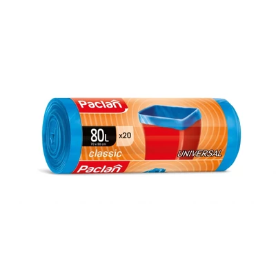 Paclan Classic szemeteszsák 80l 20db-os (70cm*90cm*20my)(42db/krt)