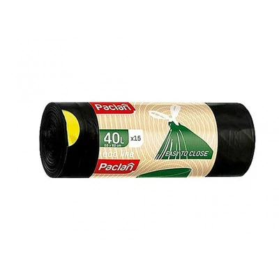 Paclan Ecoline szemetszsák 40l húzófüles 15db-os (30db/#)