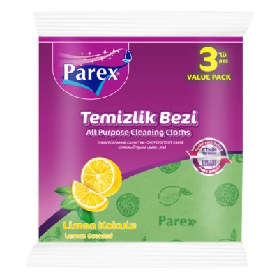 Parex univerzális törlőkendő 3db-os 36*33cm Citrom (12db/krt)