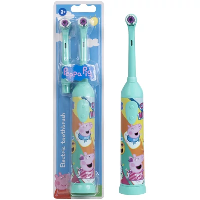 Peppa Malac elemes gyermek fogkefe 2db pótfejjel (12db/krt)