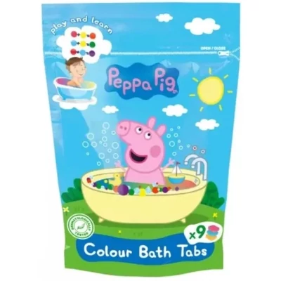 Peppa Malac vízszinező tabletta 9db*16gr (18db/krt)