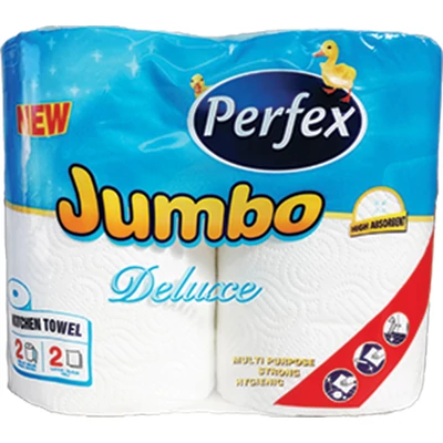Perfex Jumbo kéztörlő 2tek. 2rtg. (kék)(10db/#)