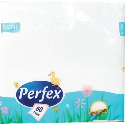 Perfex szalvéta 1rtg. 50lapos (40db/krt)