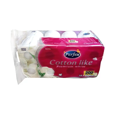 Perfex Cotton Comf.line wc papír 16tek 3rtg. 200lap (3db/krt)
