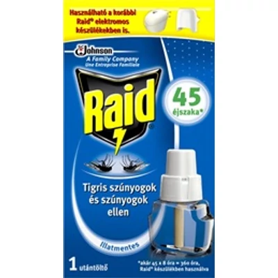 Raid elektromos párologtató folyékony út. 45éj normál/illatmentes (24db/#)