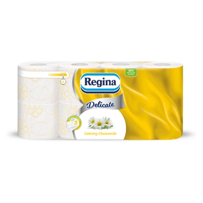 Regina Delicate wc papír 8tek. 3rtg. 150lap Kamilla (7db/krt)